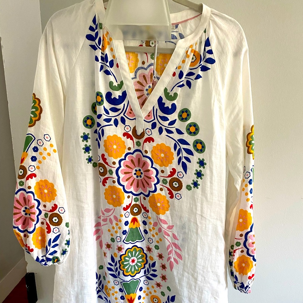 Women’s Boden embroidered tunic dress